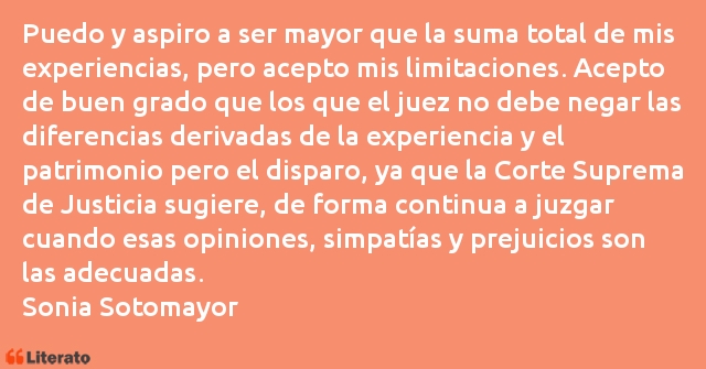 Frases de Sonia Sotomayor