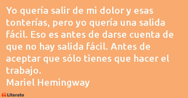 Frases de Mariel Hemingway
