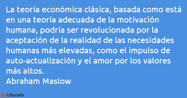 Frases de Abraham Maslow