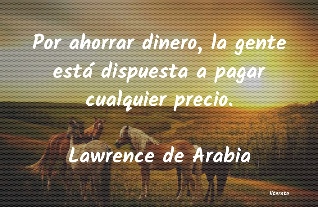 Frases de Lawrence de Arabia