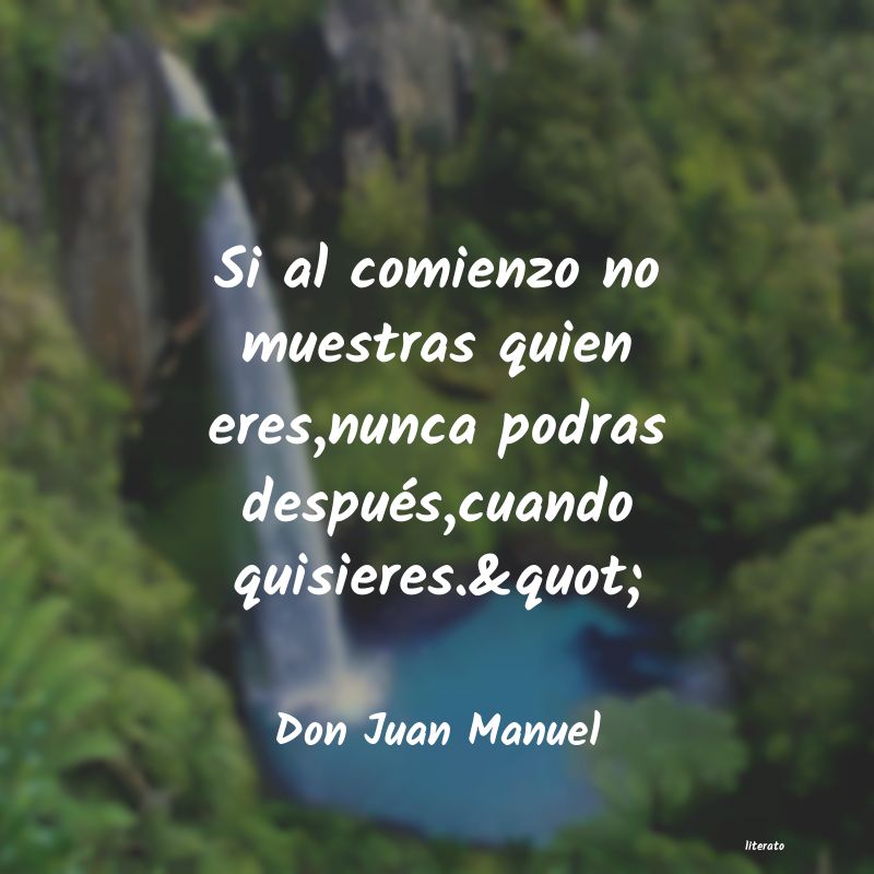 Frases de Don Juan Manuel