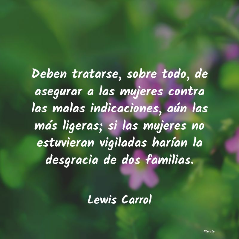 Frases de Lewis Carrol