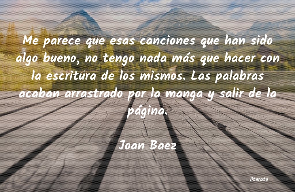 Frases de Joan Baez