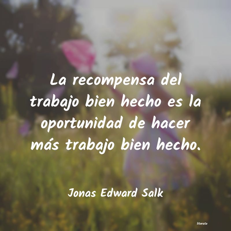 Frases de Jonas Edward Salk
