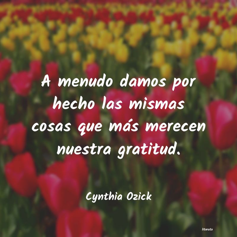 Frases de Cynthia Ozick