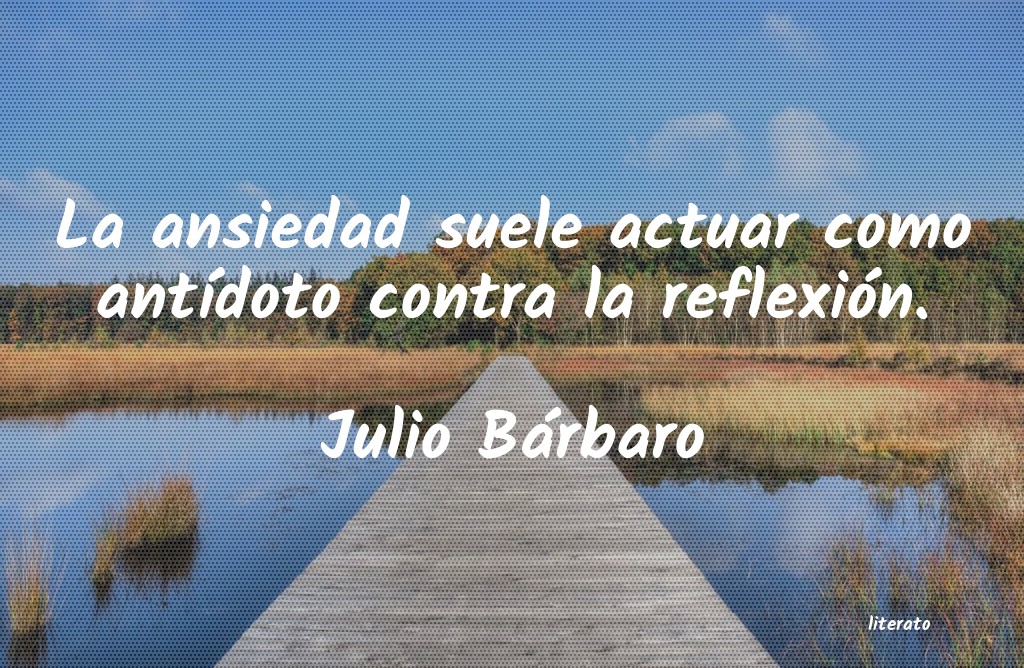 Frases de Julio Bárbaro
