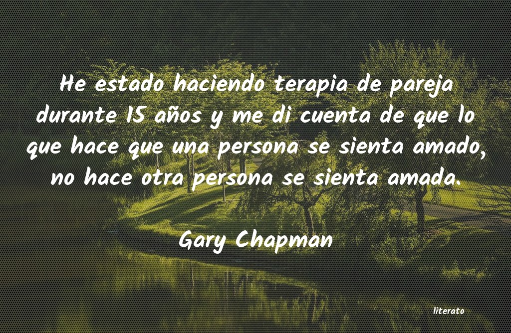 Frases de Gary Chapman