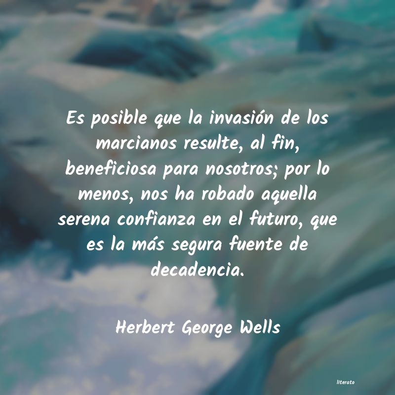 Frases de Herbert George Wells