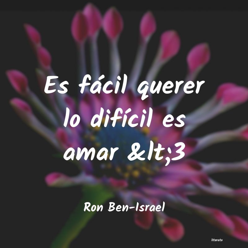 Frases de Ron Ben-Israel