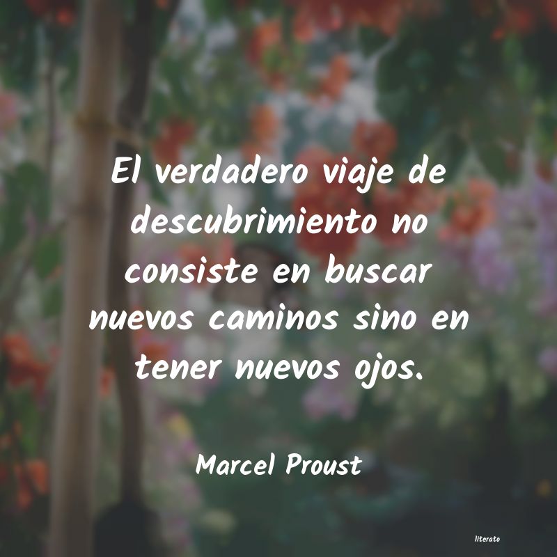 Marcel Proust el verdadero viaje del descubrimiento