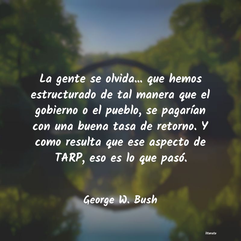 Frases de George W. Bush