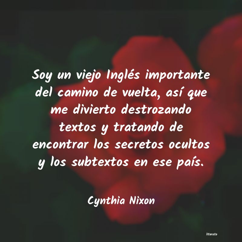 Frases de Cynthia Nixon