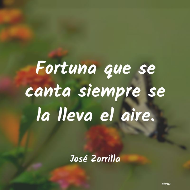 Frases de José Zorrilla