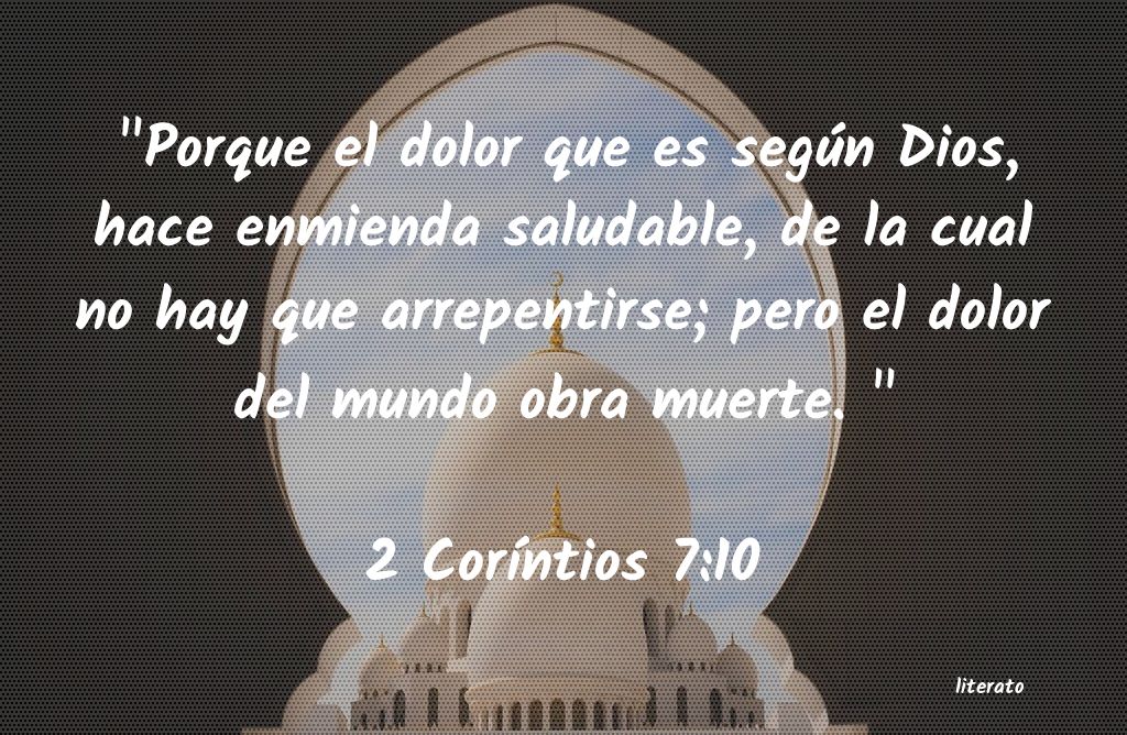 2 corintios 7 10 ntlh