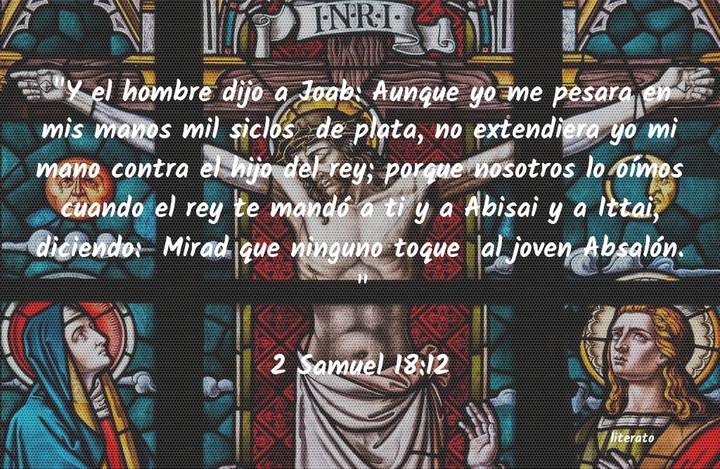 2 Samuel 18:12 - Bíblia