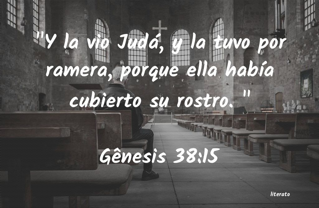 La Biblia G nesis 38 15