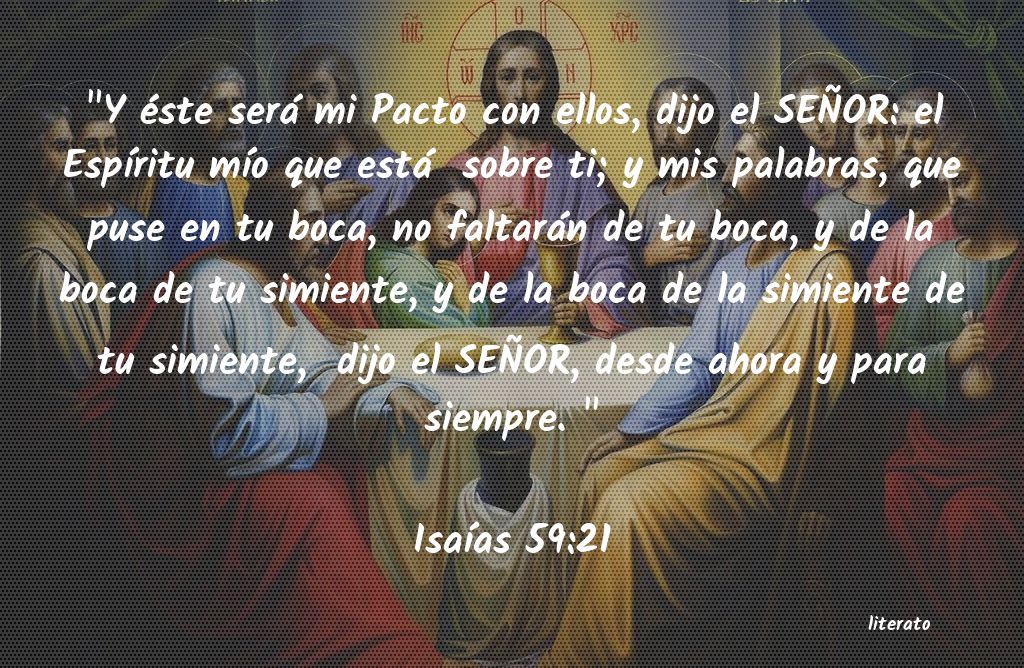 La Biblia Isa as 59 21