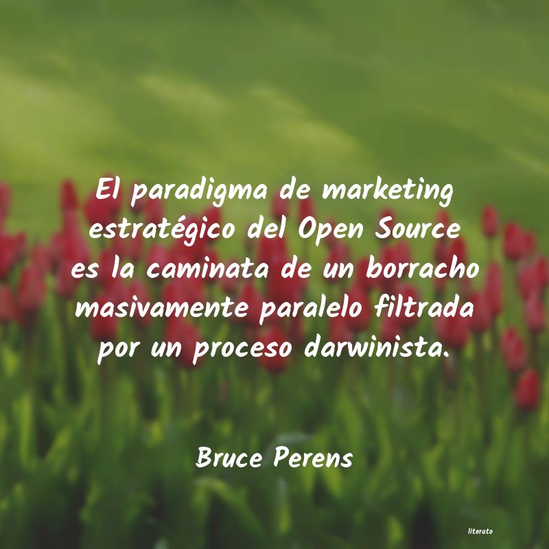 Bruce Perens: El paradigma de marketing estr