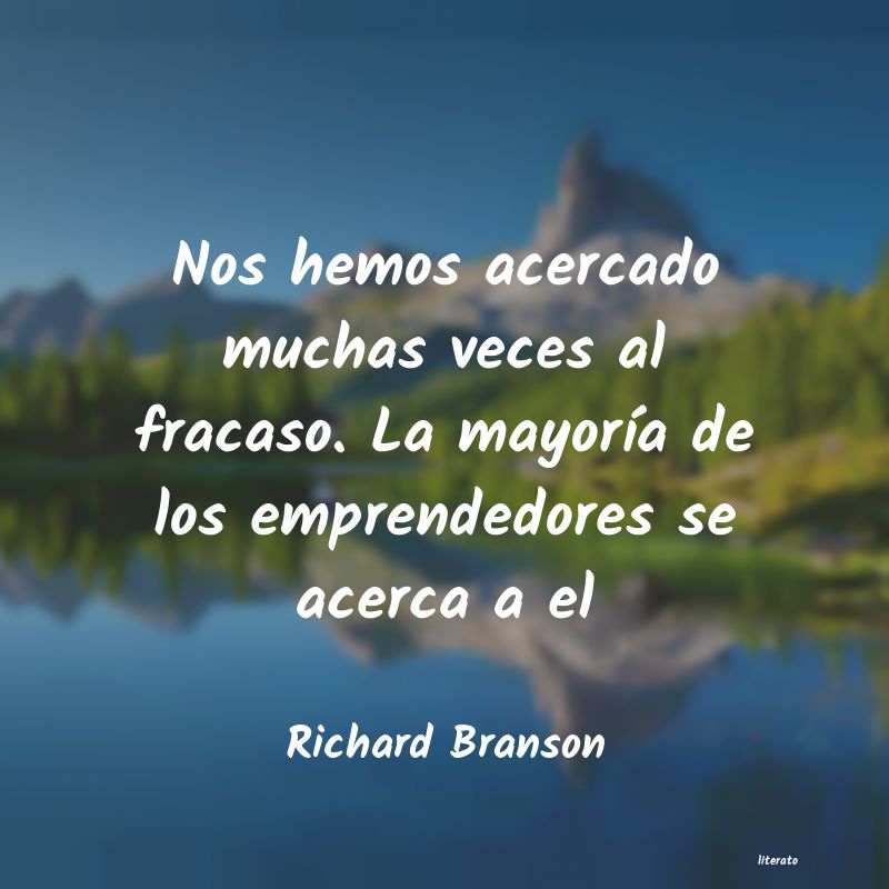 Frases de Richard Branson - literato