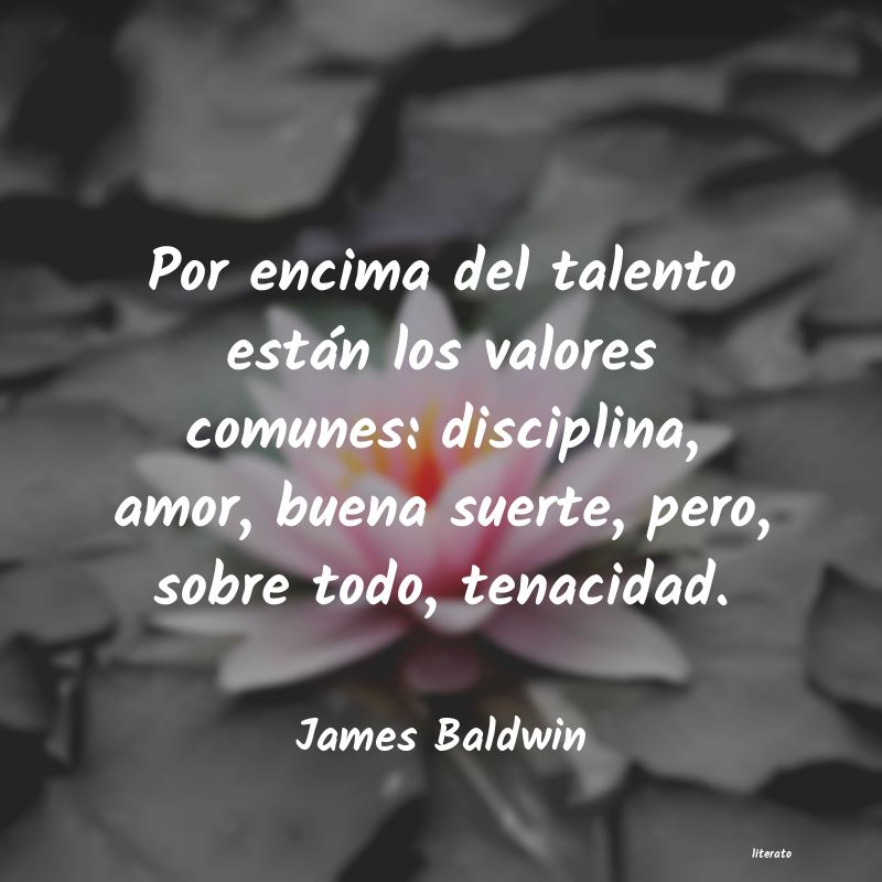 James Baldwin: Por encima del talento están