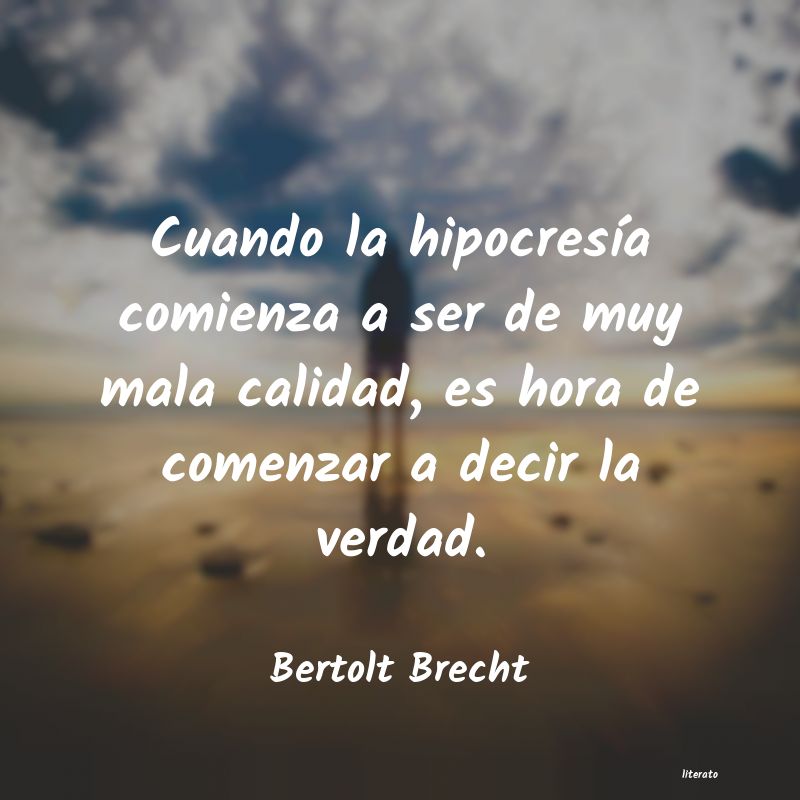Frases de Bertolt Brecht - literato