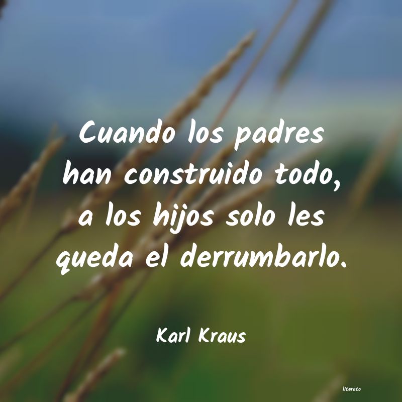 Frases de Karl Kraus